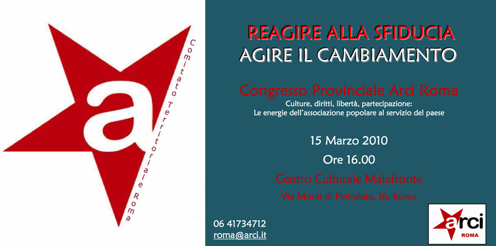 congresso provinziale arci roma